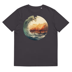 T-Shirt - Frontprint - Wave and hills