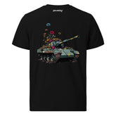 T-Shirt - Backprint - Tank with Flowers