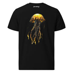 T-Shirt - Backprint - Gelbe Qualle