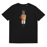 T-Shirt - Frontprint - Gelangweilte Kaffeetasse