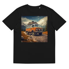 T-Shirt - Frontprint - Camper steht in Wildnis