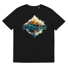 T-Shirt - Frontprint - Landschaft mit See