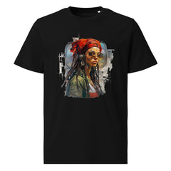 T-Shirt - Frontprint - Lady mit Sonnenbrille