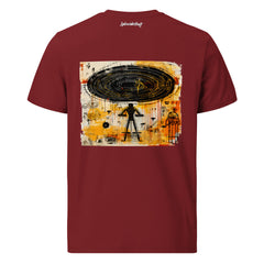 T-Shirt - Backprint - UFO Hieroglyphen
