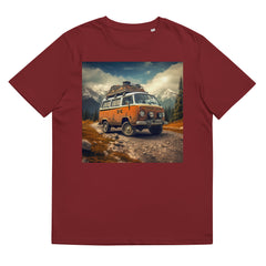 T-Shirt - Frontprint - Camper steht in Wildnis