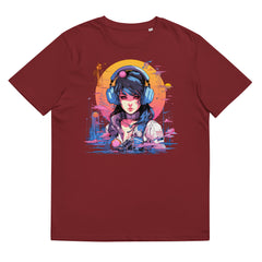 T-Shirt - Frontprint - Retrofuturistische Frau