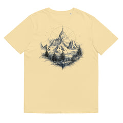 T-Shirt - Frontprint - Abstrakte Landschaft - Line Art