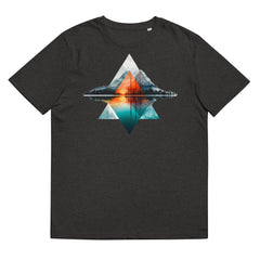 T-Shirt - Frontprint - Abstrakte geometrische Landschaft