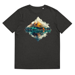 T-Shirt - Frontprint - Landschaft mit See