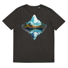 T-Shirt - Frontprint - Berglandschaft mit See
