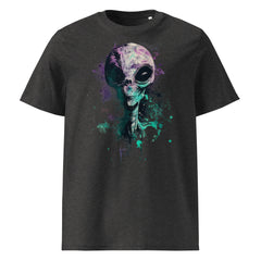T-shirt - front print - alien head friendly