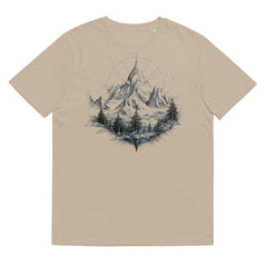 T-Shirt - Frontprint - Abstrakte Landschaft - Line Art