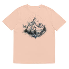T-Shirt - Frontprint - Abstrakte Landschaft - Line Art
