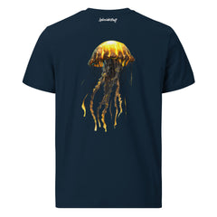 T-Shirt - Backprint - Gelbe Qualle