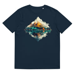 T-Shirt - Frontprint - Landschaft mit See
