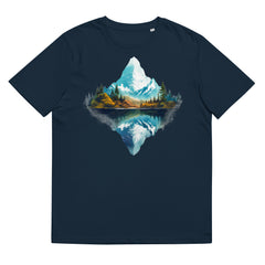 T-Shirt - Frontprint - Berglandschaft mit See