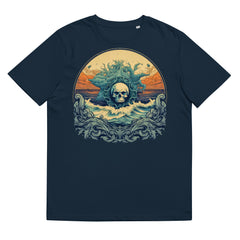 T-Shirt - Frontprint - Ocean Skull Emblem