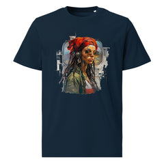 T-Shirt - Frontprint - Lady mit Sonnenbrille