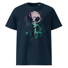 T-shirt - front print - alien head friendly