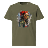 T-Shirt - Frontprint - Lady mit Sonnenbrille