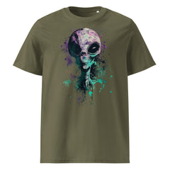 T-shirt - front print - alien head friendly