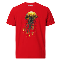 T-Shirt - Backprint - Gelbe Qualle