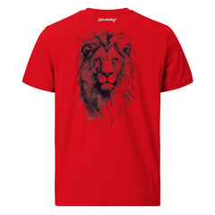 T-Shirt - Backprint - Lion line art