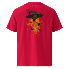 T-Shirt - Backprint - Ufo orange