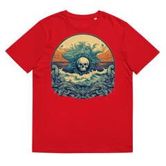 T-Shirt - Frontprint - Ocean Skull Emblem