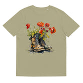 T-Shirt - Frontprint - Flowers in boots