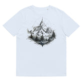 T-Shirt - Frontprint - Abstrakte Landschaft - Line Art