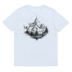 T-Shirt - Frontprint - Abstrakte Landschaft - Line Art