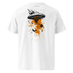 T-Shirt - Backprint - Ufo orange