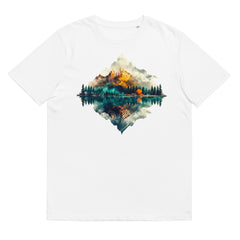 T-Shirt - Frontprint - Landschaft mit See