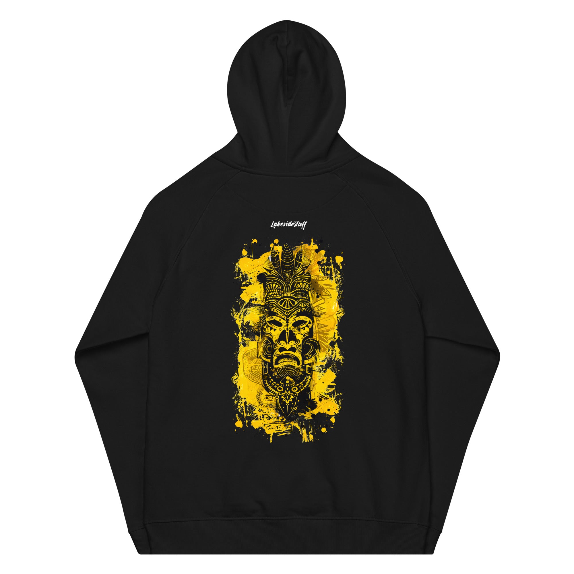 Hoodie - Backprint - Yellow Tattoo Art