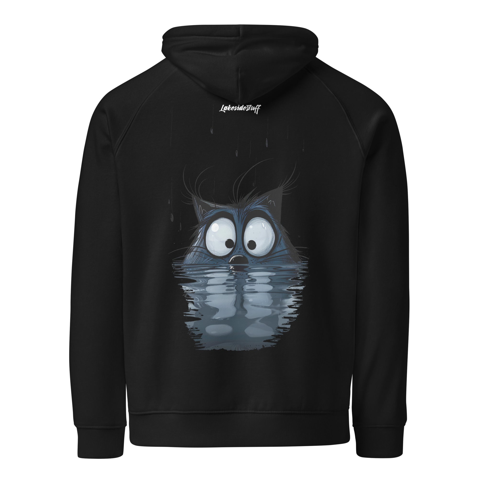 Hoodie - Backprint - Water Cat