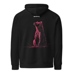 Hoodie - Backprint - Roter Bär