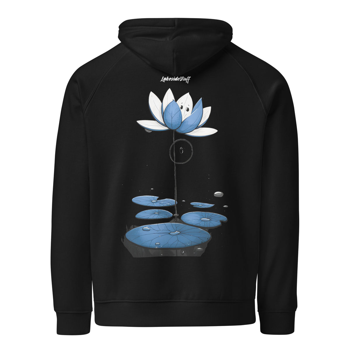 Hoodie - Backprint - Water Lily