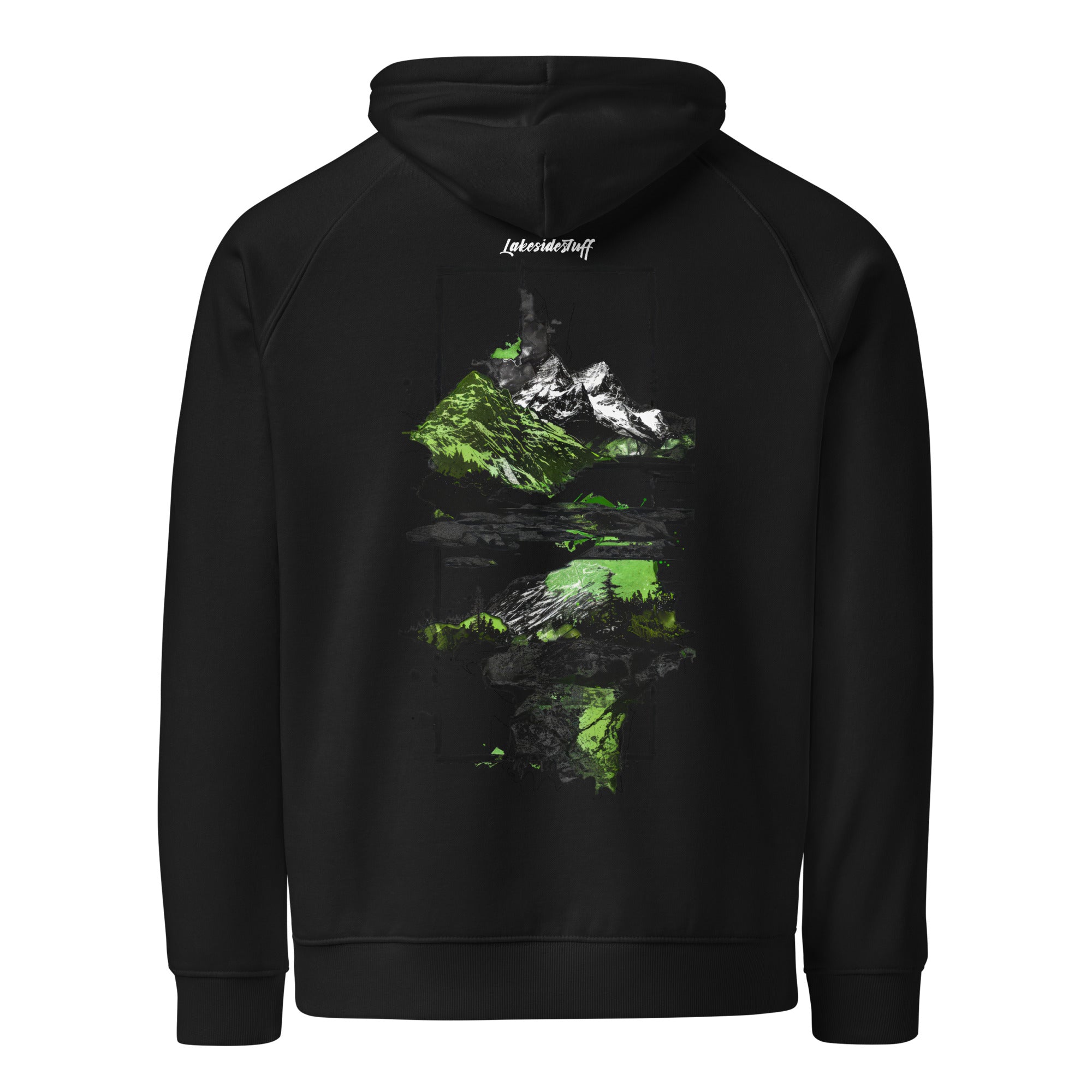 Hoodie - Backprint - Green Land