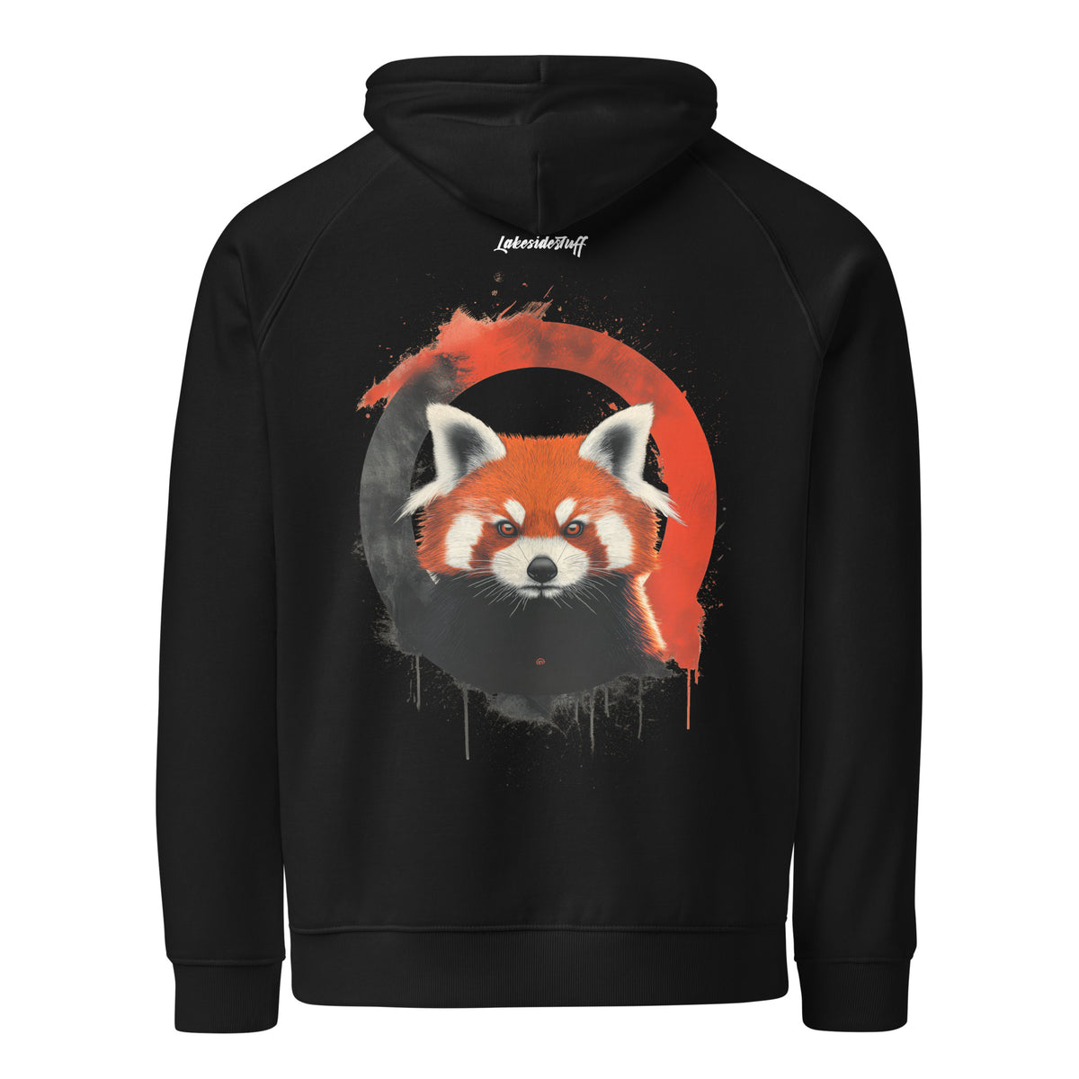 Hoodie - Backprint - Red panda