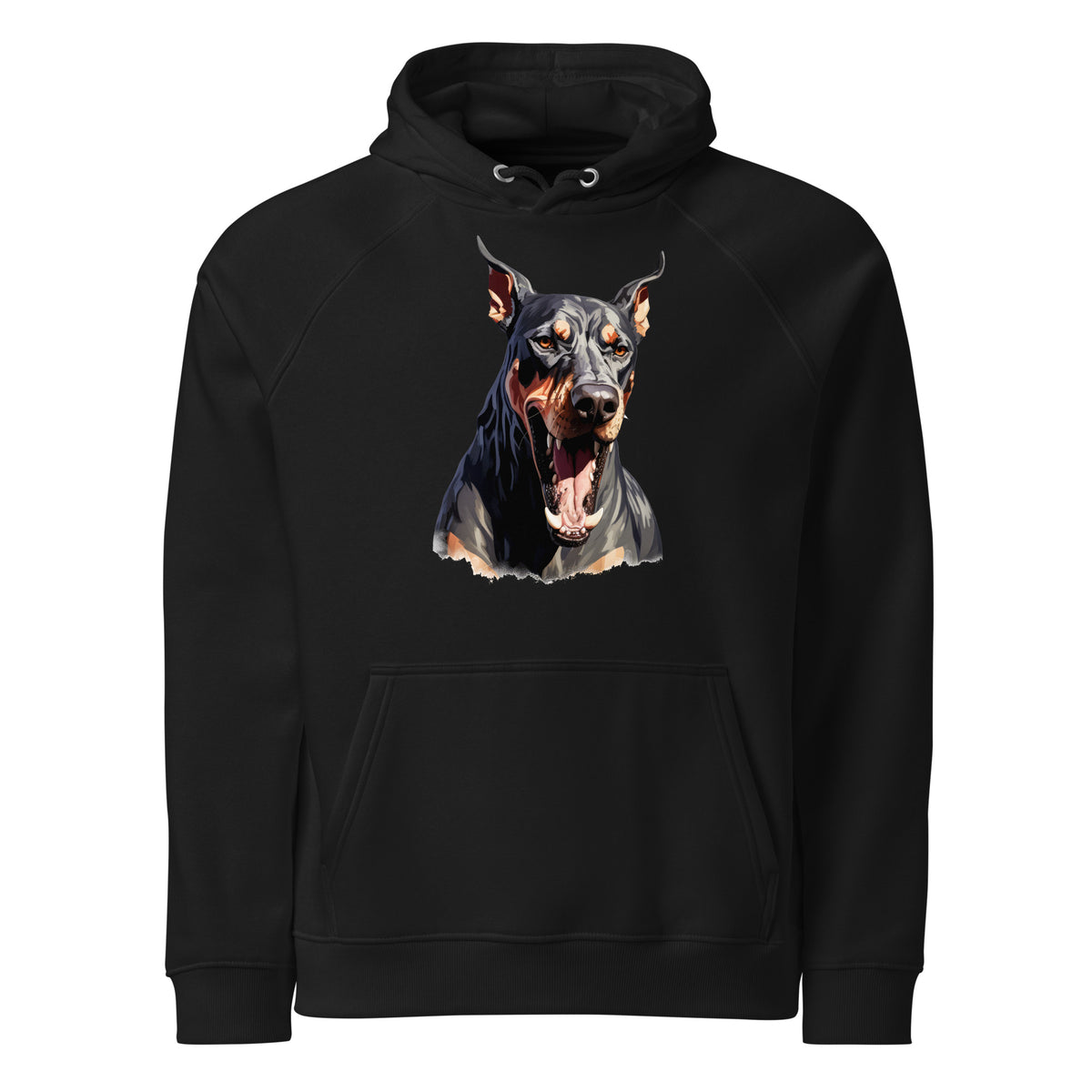 Hoodie - Frontprint - Dobermann