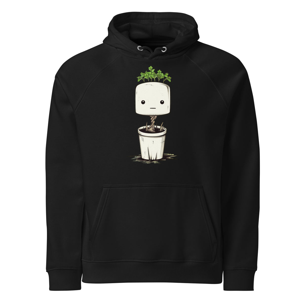 Hoodie - front print - Strange growth