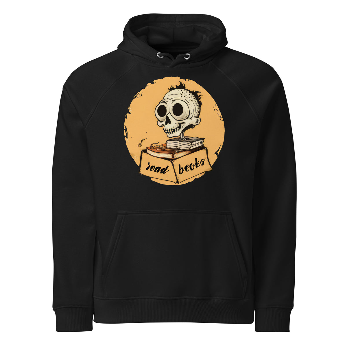 Hoodie - front print - read books