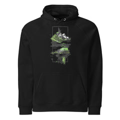 Hoodie - Green landscape in frames