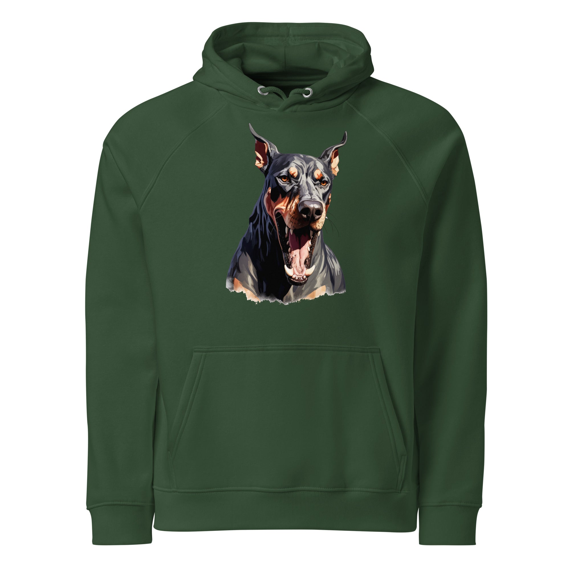 Hoodie - Frontprint - Dobermann