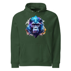 Hoodie - Frontprint - polygon monkey