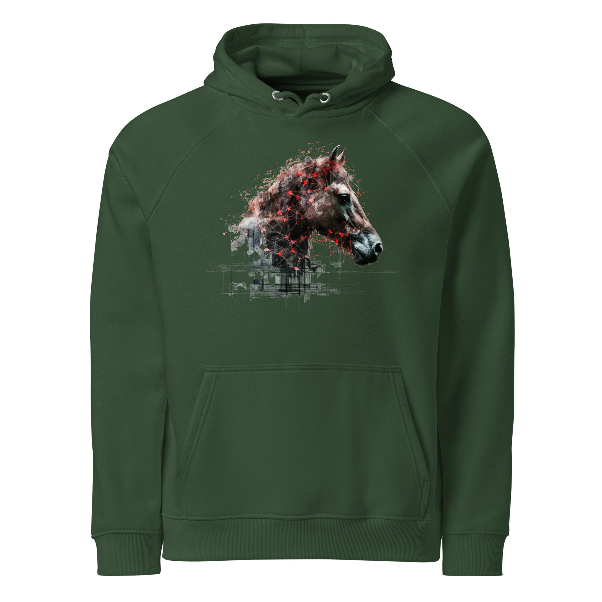 Hoodie - Frontprint - Pferd Grafik