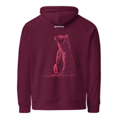 Hoodie - Backprint - Roter Bär