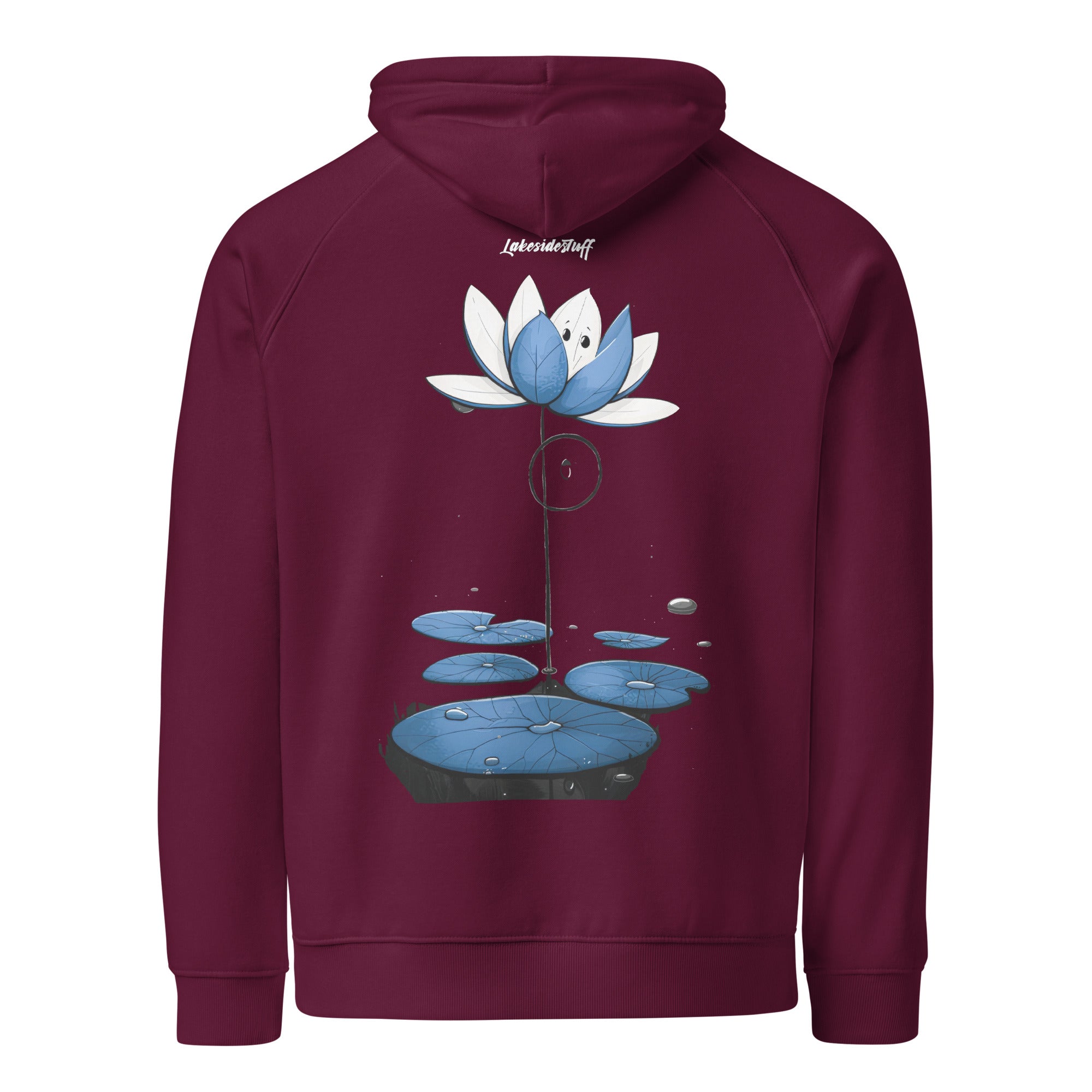 Hoodie - Backprint - Water Lily