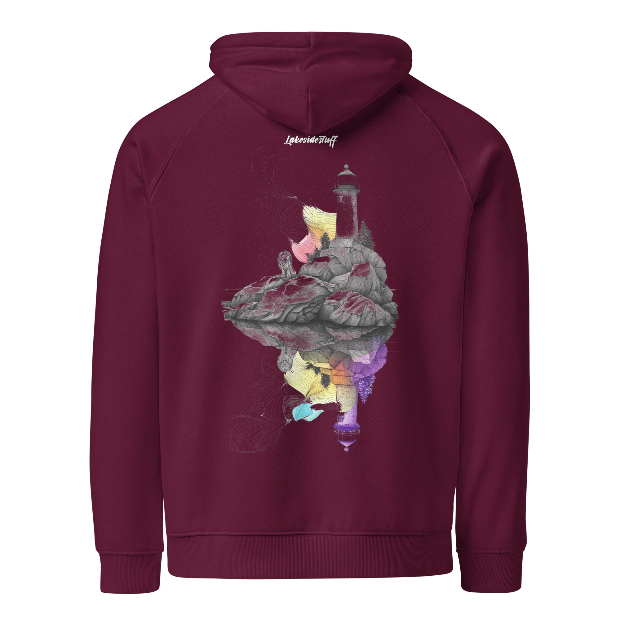 Hoodie - Backprint - Lighthouse and lion